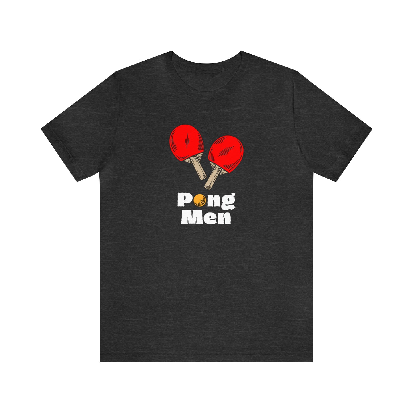 Pong Men Red Paddle (Front Only) Unisex T-shirt