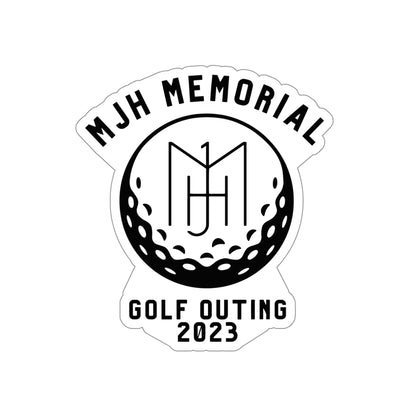 MJH Golf Logo Die-Cut Stickers