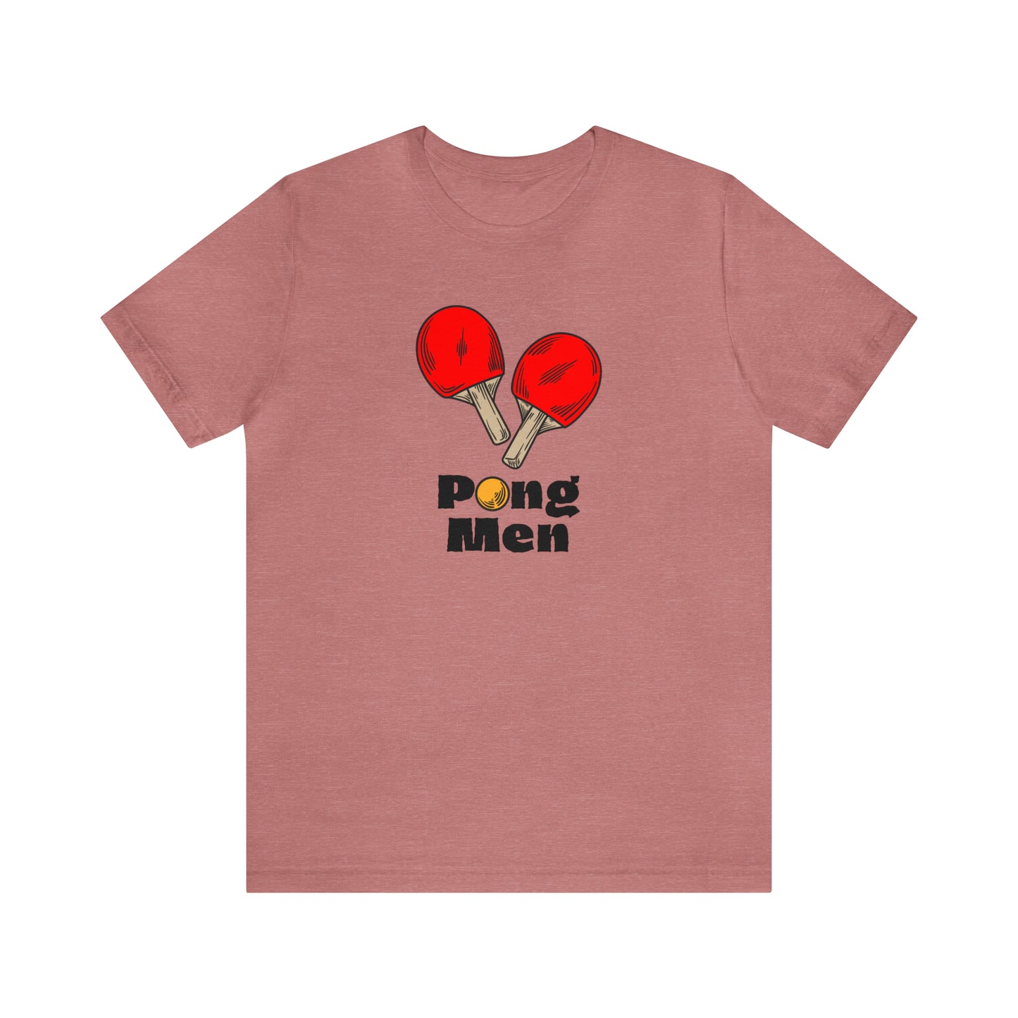 Pong Men Red Paddle (Front Only) Unisex T-shirt