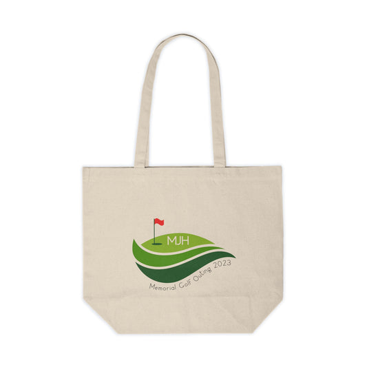 MJH Green Canvas Shopping Tote