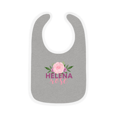 Sweet Baby Contrast Trim Jersey Bib