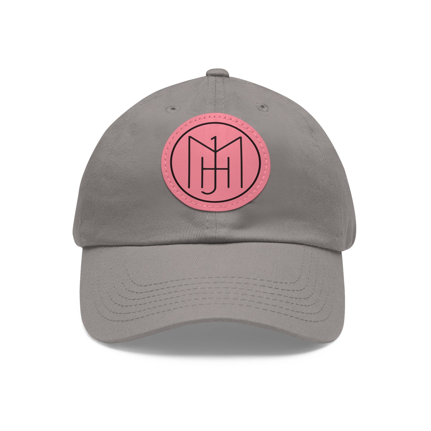 MJH Logo Dad Hat with Leather Patch (Round)