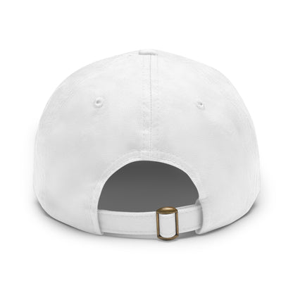 MJH Golf Shield Logo Dad Hat with Leather Patch (Round)