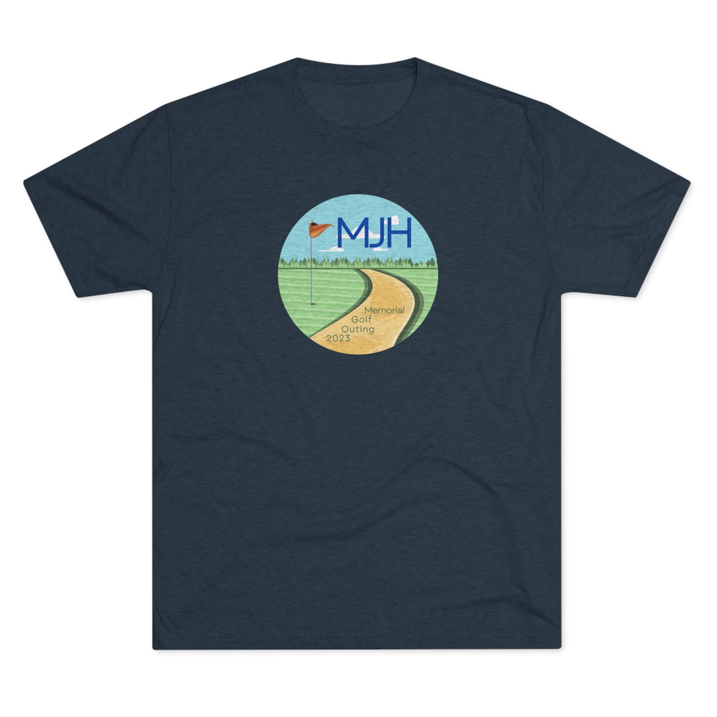 MJH Cart Path Unisex Tri-blend T-shirt