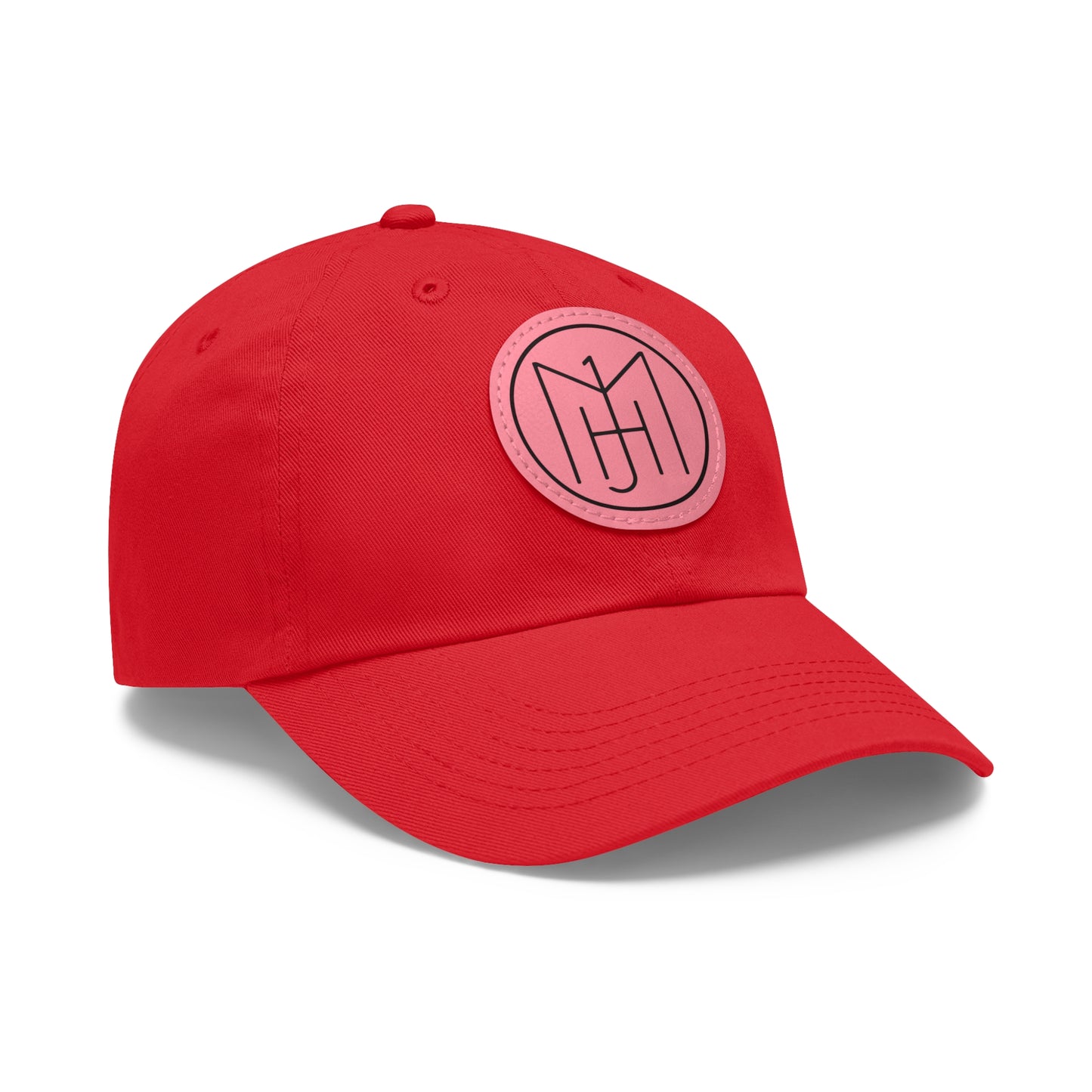 MJH Logo Dad Hat with Leather Patch (Round)