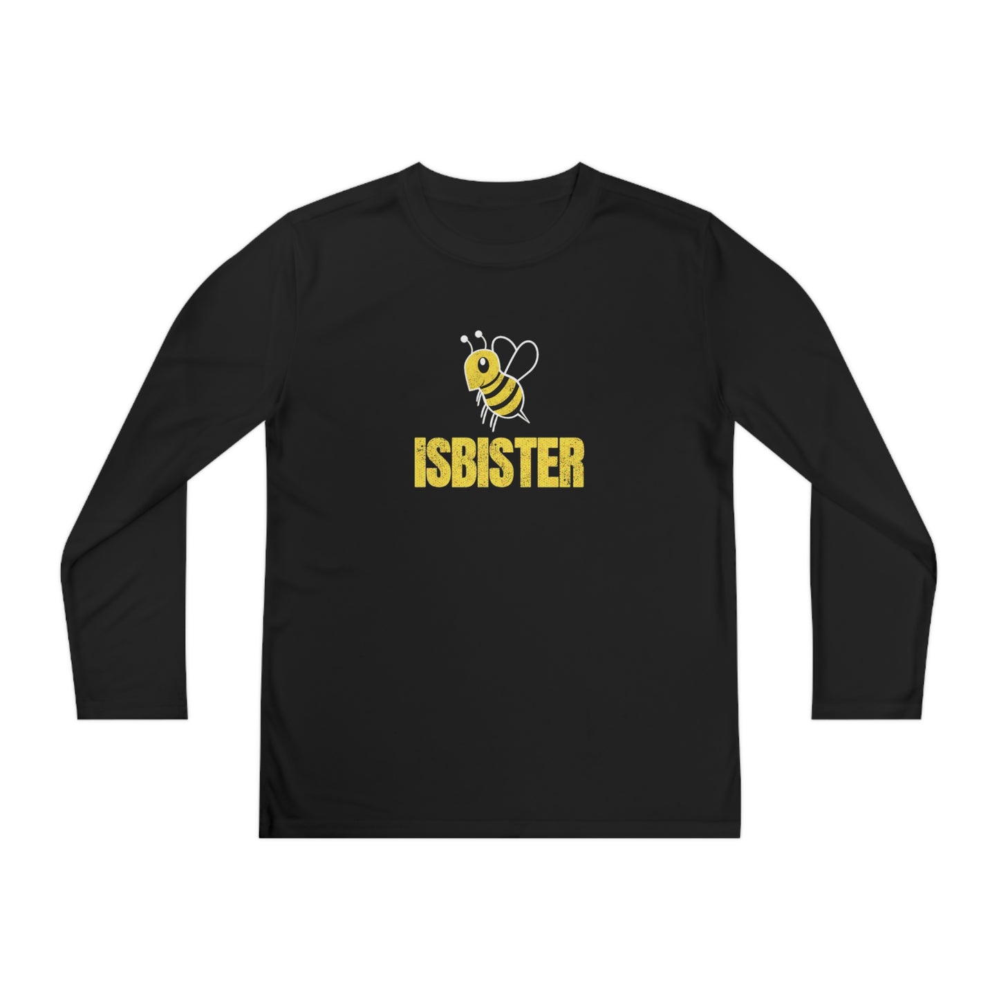 Isbister Honeycomb Bee Youth Dri-fit Long Sleeve Tee