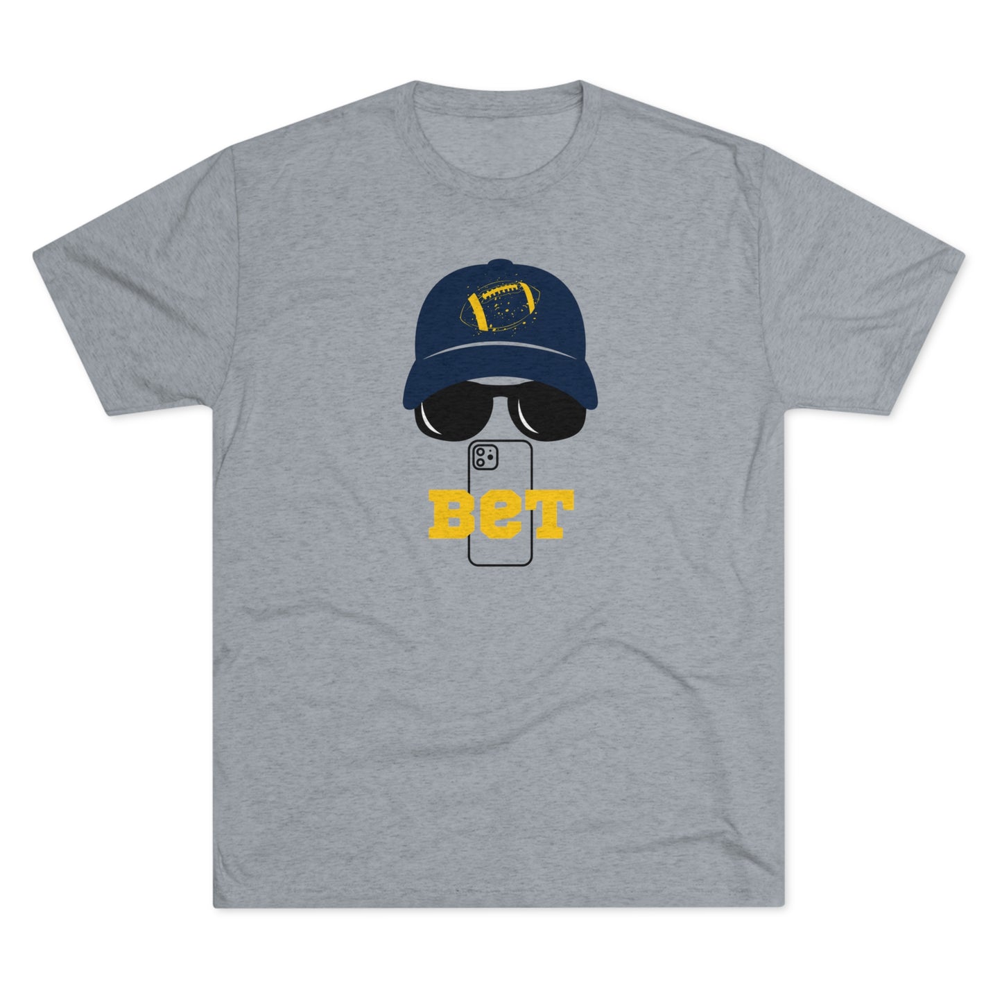 Bet - Conspicuous Dude Unisex Tri-blend Adult T-shirt