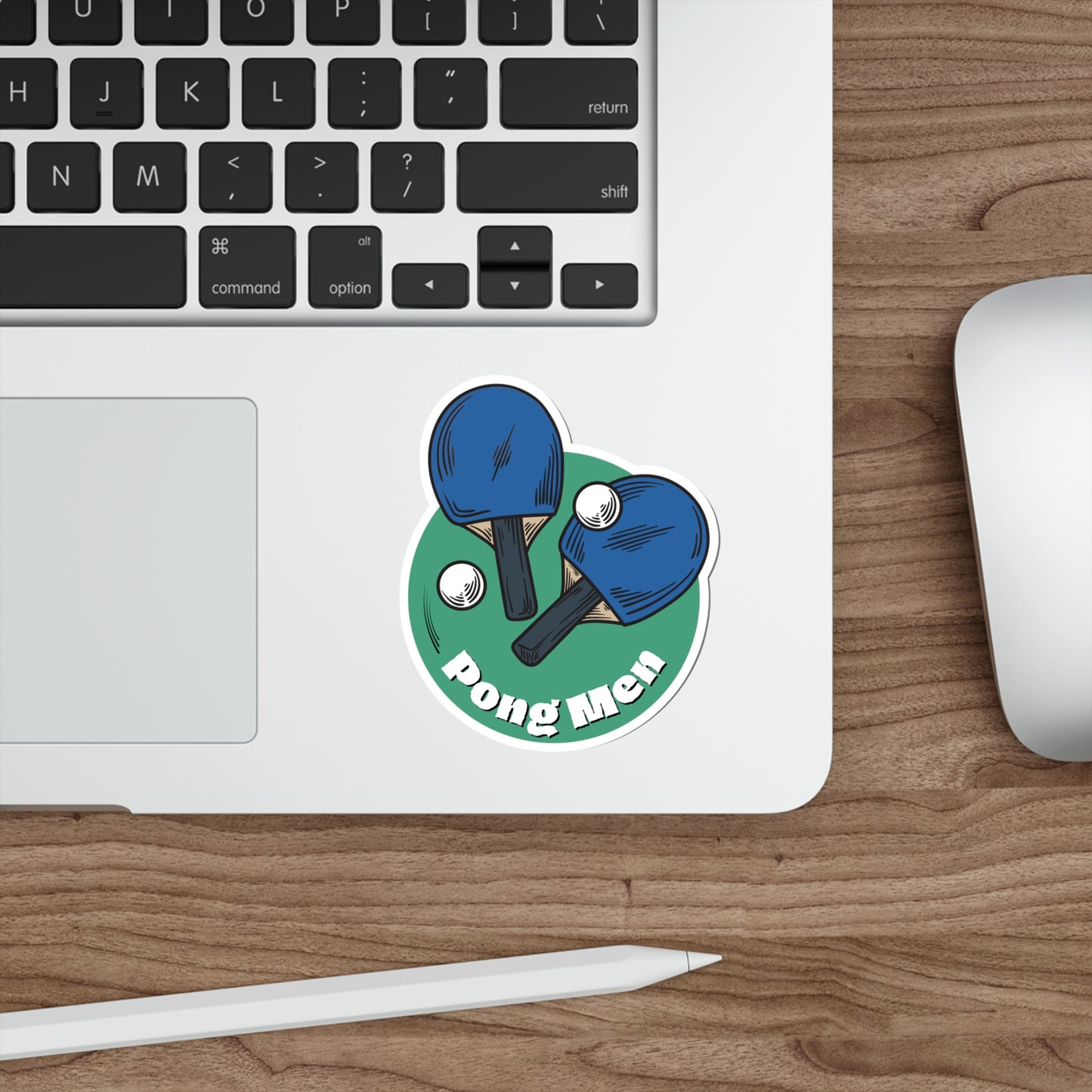Pong Men Die-Cut Stickers