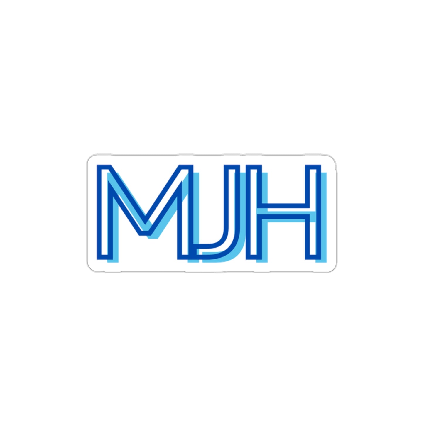 MJH Retro Die-Cut Stickers