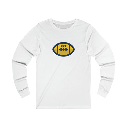 Bet - Cute Football Unisex Adult Jersey Long Sleeve Tee