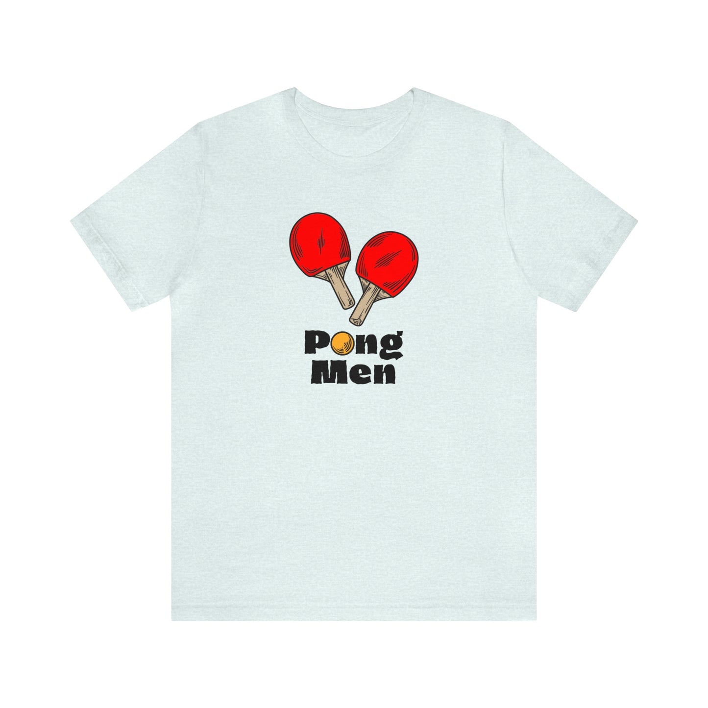 Pong Men Red Paddle (Front Only) Unisex T-shirt