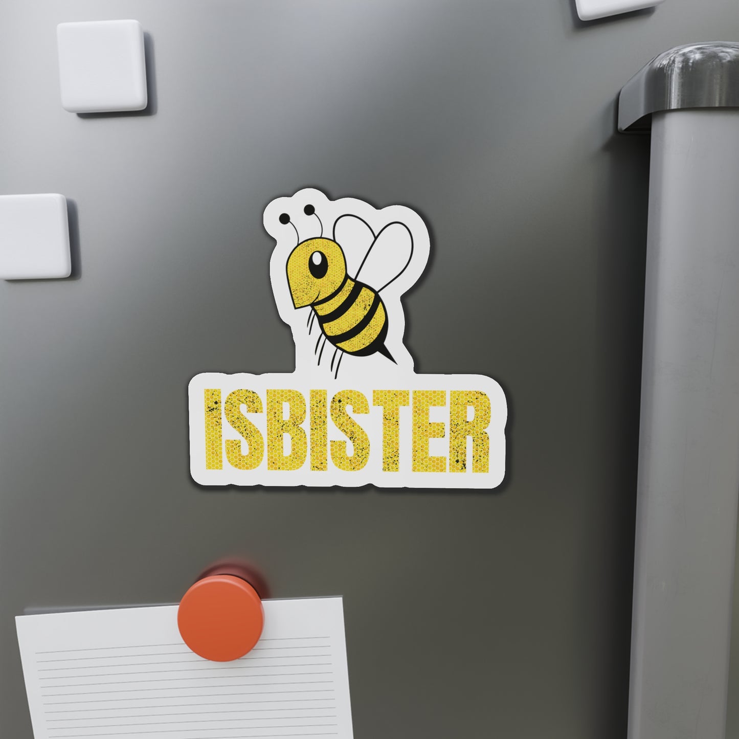 Isbister Honeycomb Bee Die-Cut Magnets