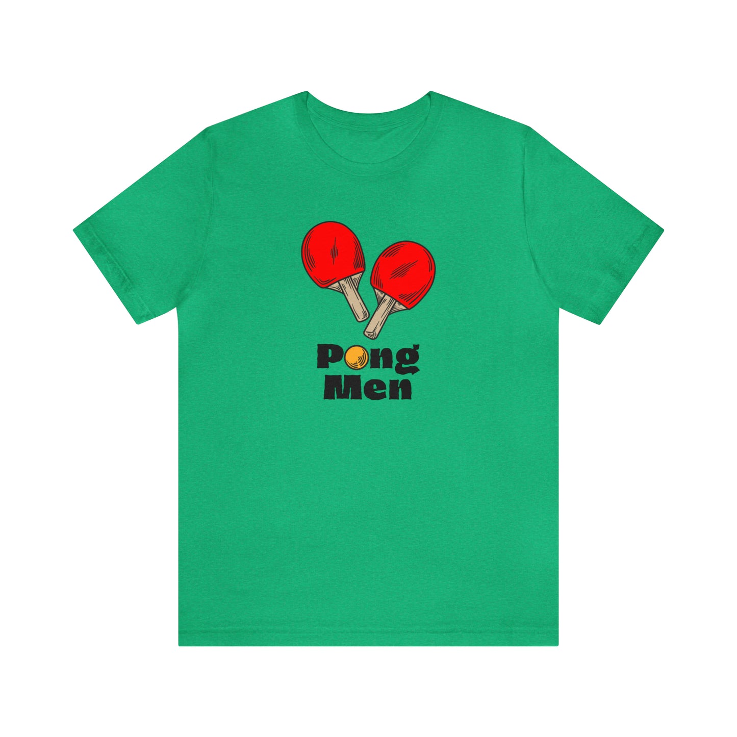 Pong Men Red Paddle (Front Only) Unisex T-shirt