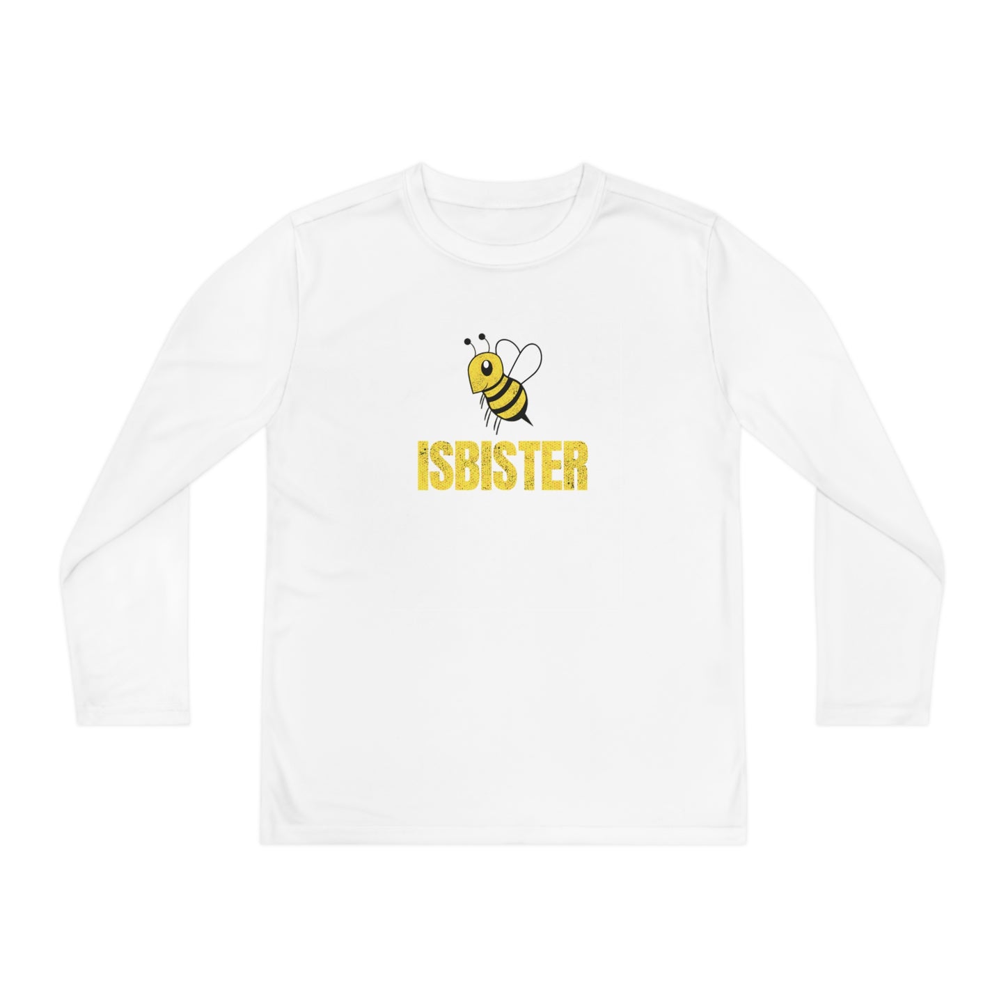 Isbister Honeycomb Bee Youth Dri-fit Long Sleeve Tee