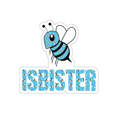 Isbister Bee Pattern Die-Cut Stickers