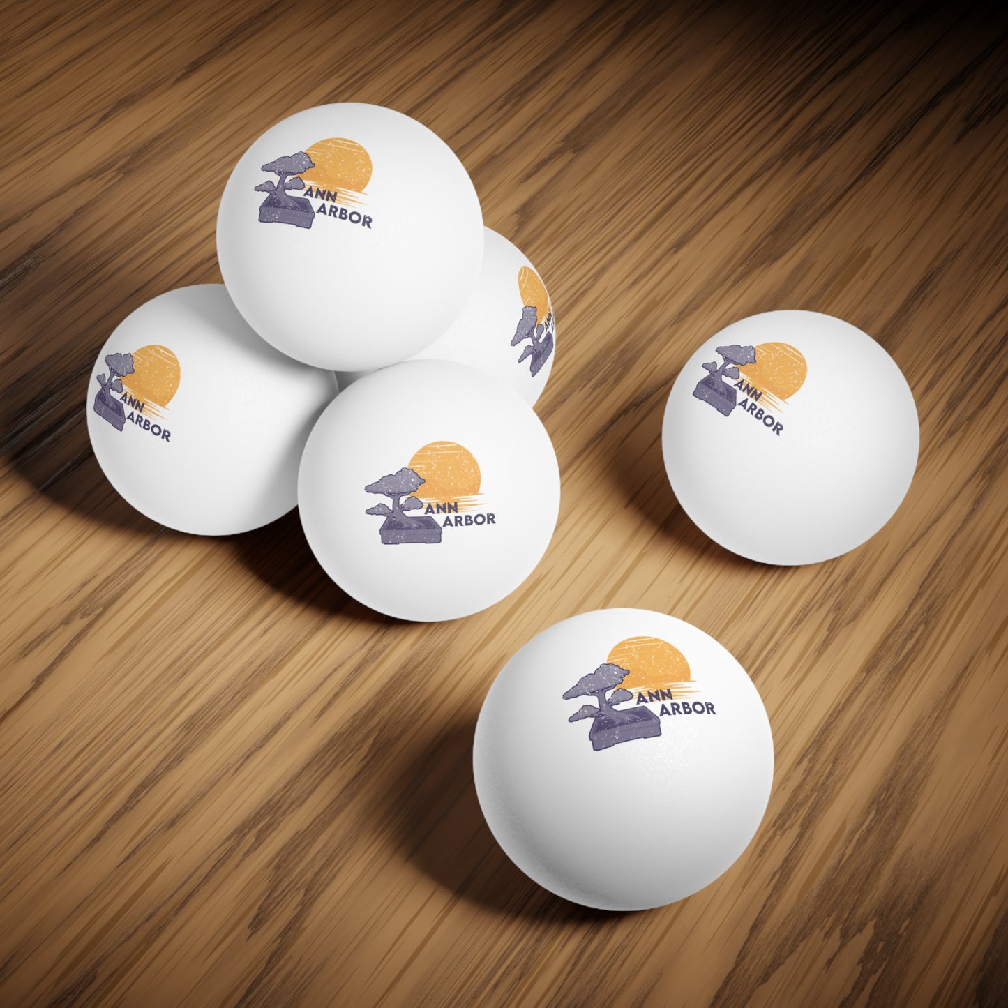 Ping Pong Balls, 6 pcs