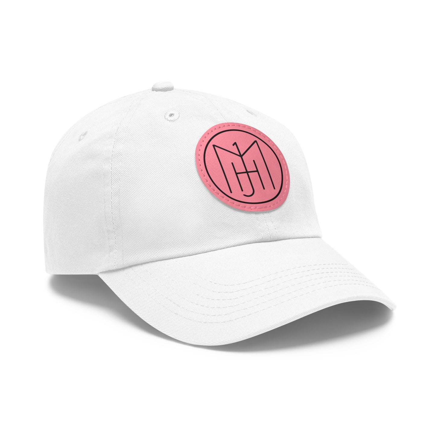 MJH Logo Dad Hat with Leather Patch (Round)