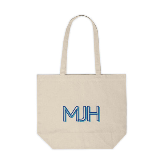 MJH Retro Canvas Shopping Tote