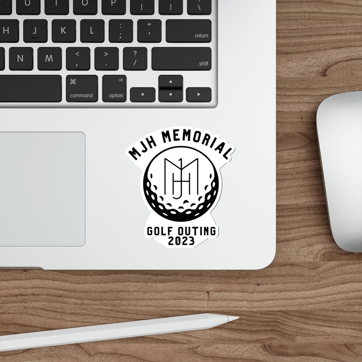 MJH Golf Logo Die-Cut Stickers