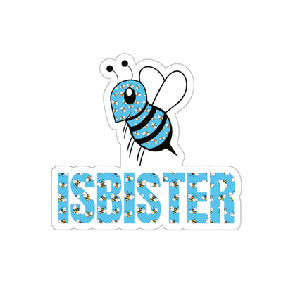 Isbister Bee Pattern Die-Cut Stickers