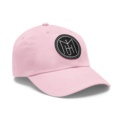 MJH Logo Dad Hat with Leather Patch (Round)