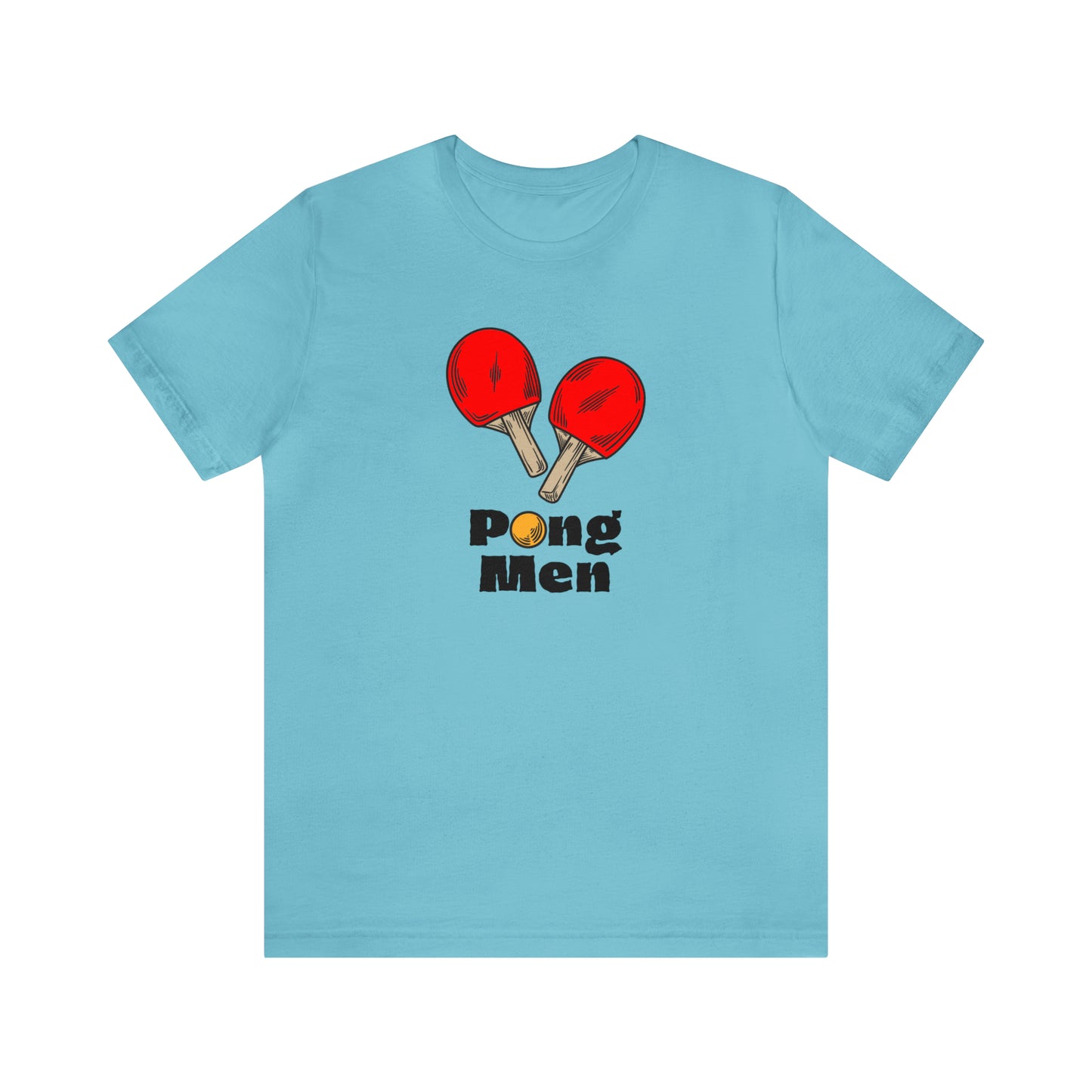 Pong Men Red Paddle (Front Only) Unisex T-shirt