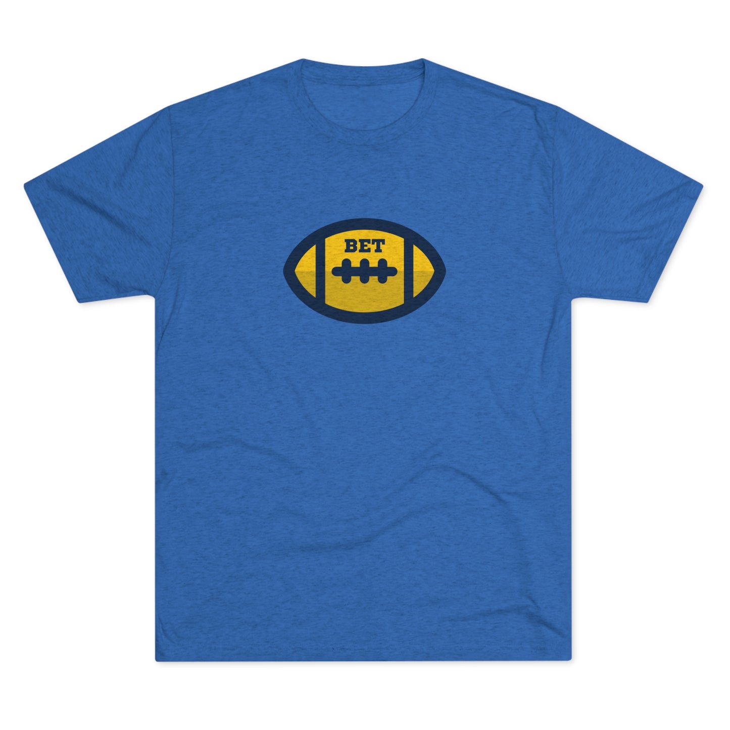 Bet - Cute Football Unisex Tri-blend Adult T-shirt