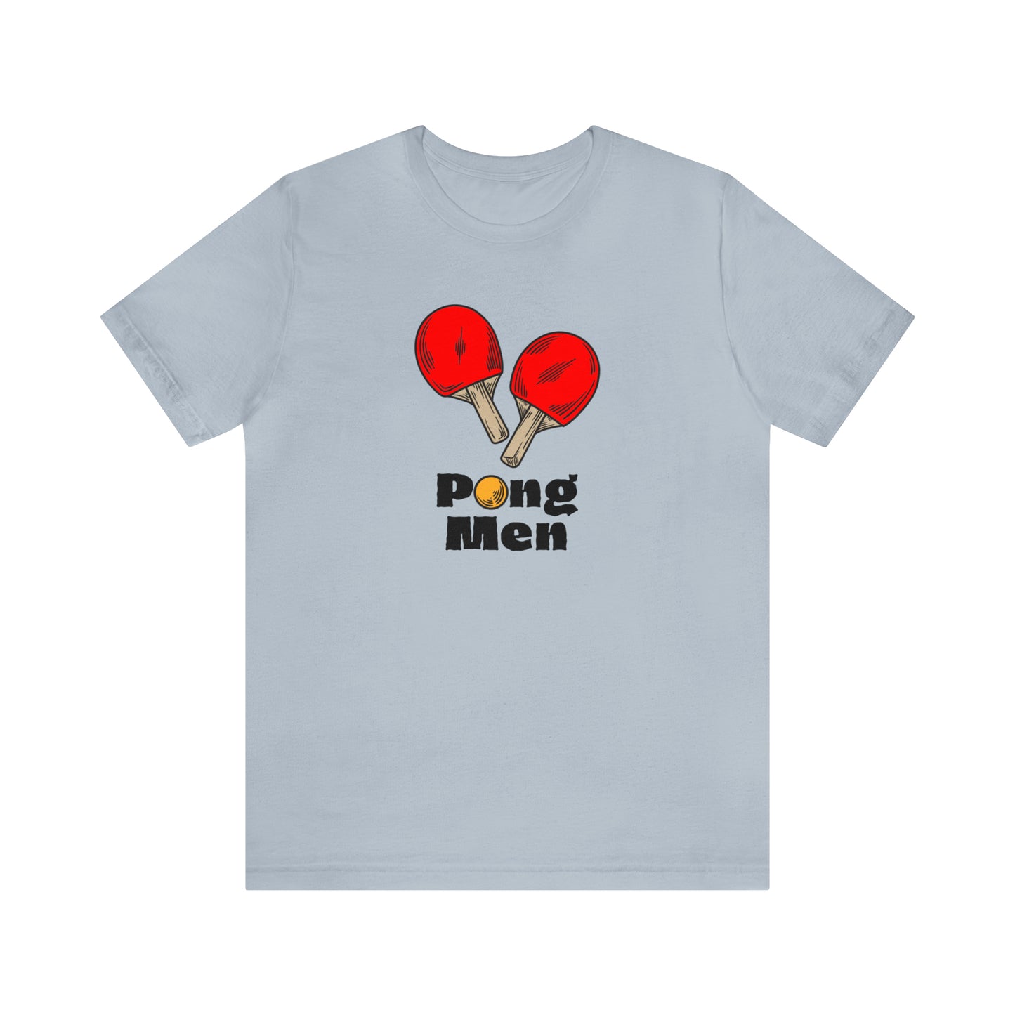 Pong Men Red Paddle (Front Only) Unisex T-shirt