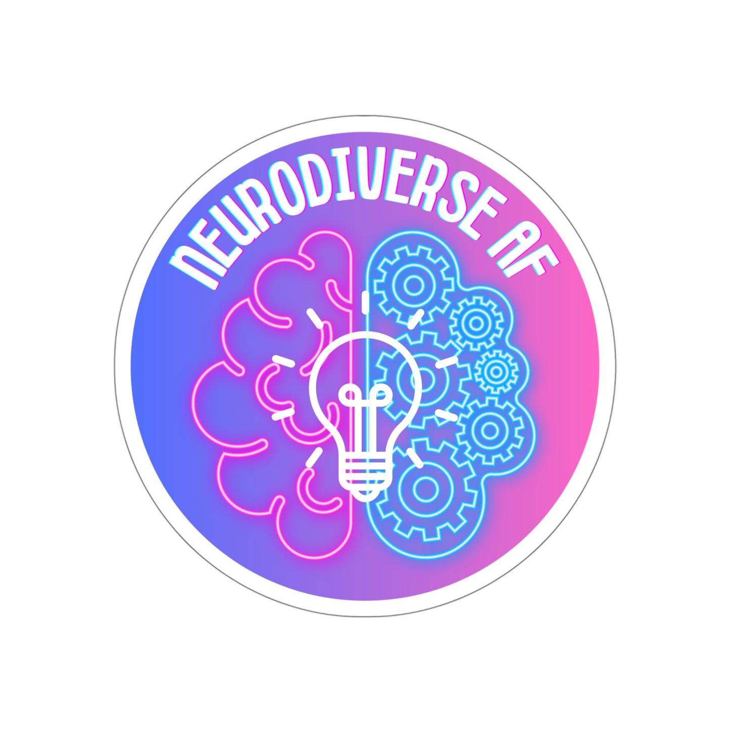 Neurodiverse AF Die-Cut Stickers