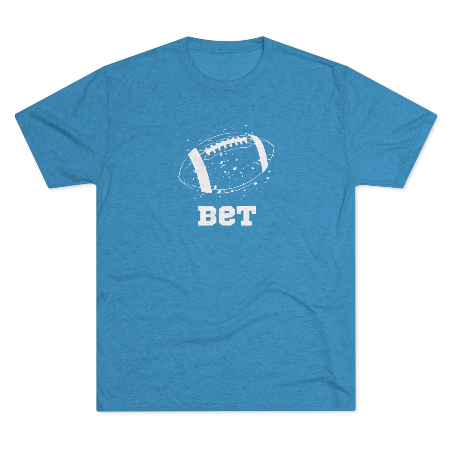 Bet - Football Unisex Tri-blend Adult T-shirt