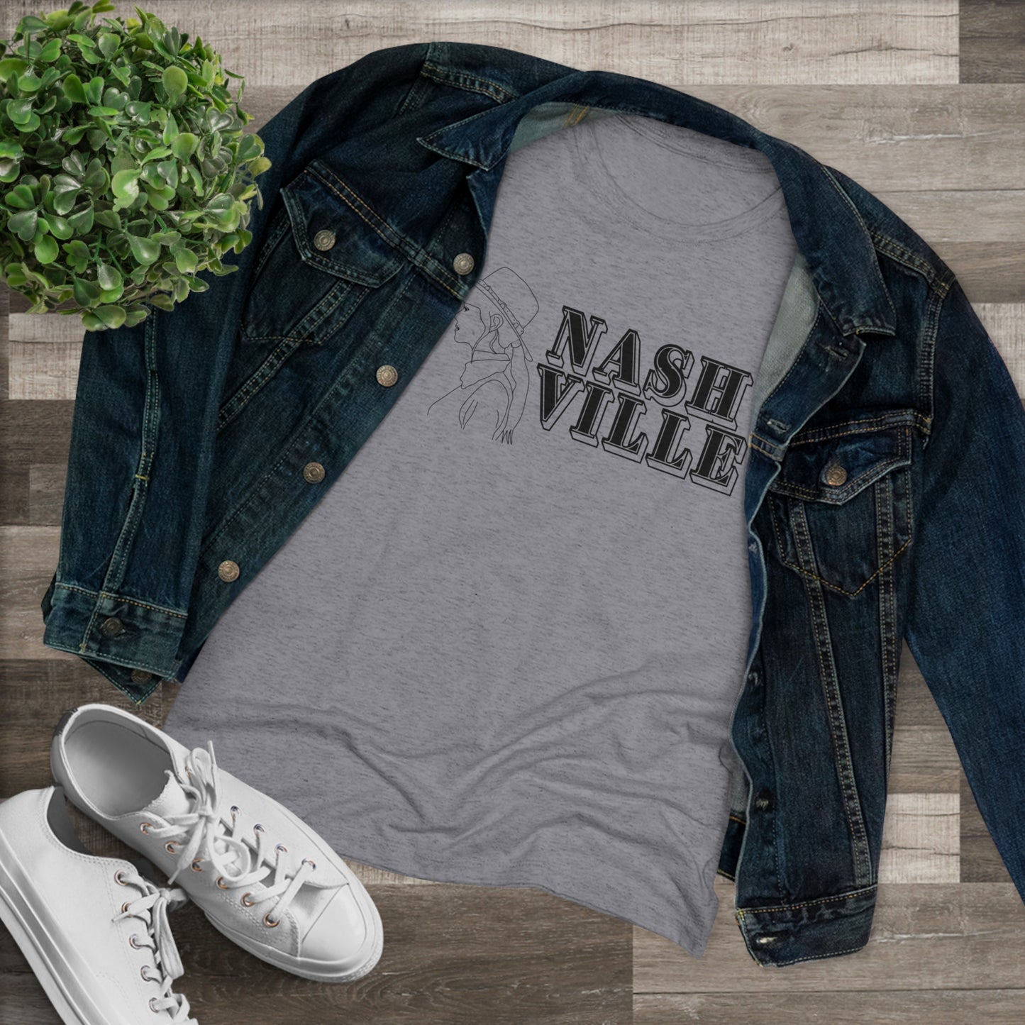 Copy of Nashville Cowgirl Women's Tri-blend T-shirt