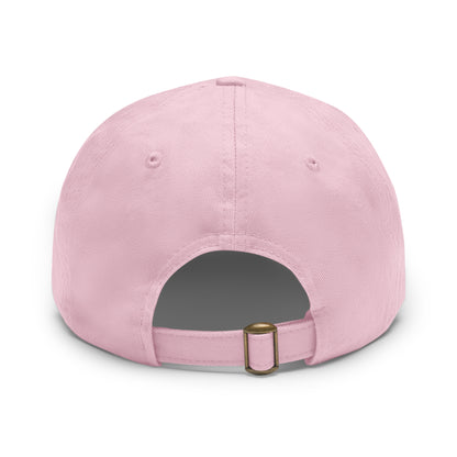 MJH Golf Shield Logo Dad Hat with Leather Patch (Round)