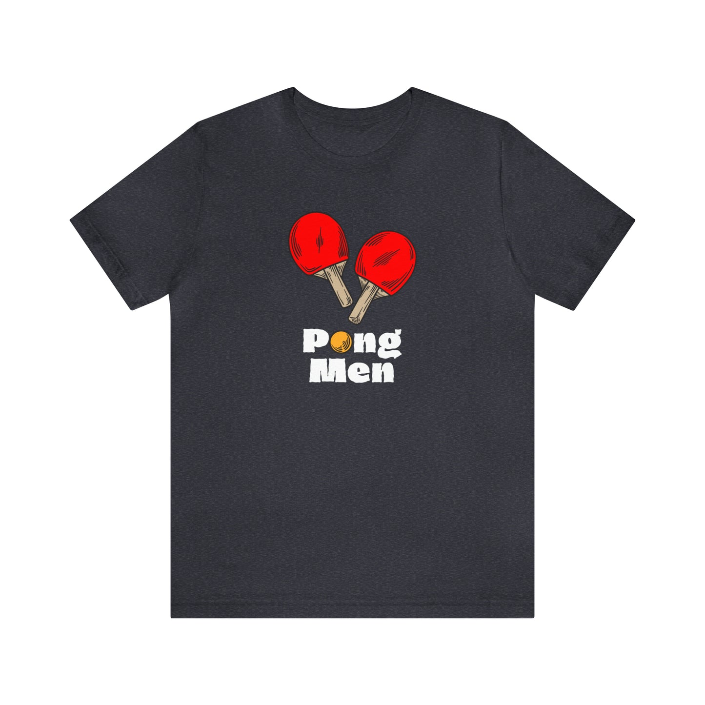 Pong Men Red Paddle (Front Only) Unisex T-shirt