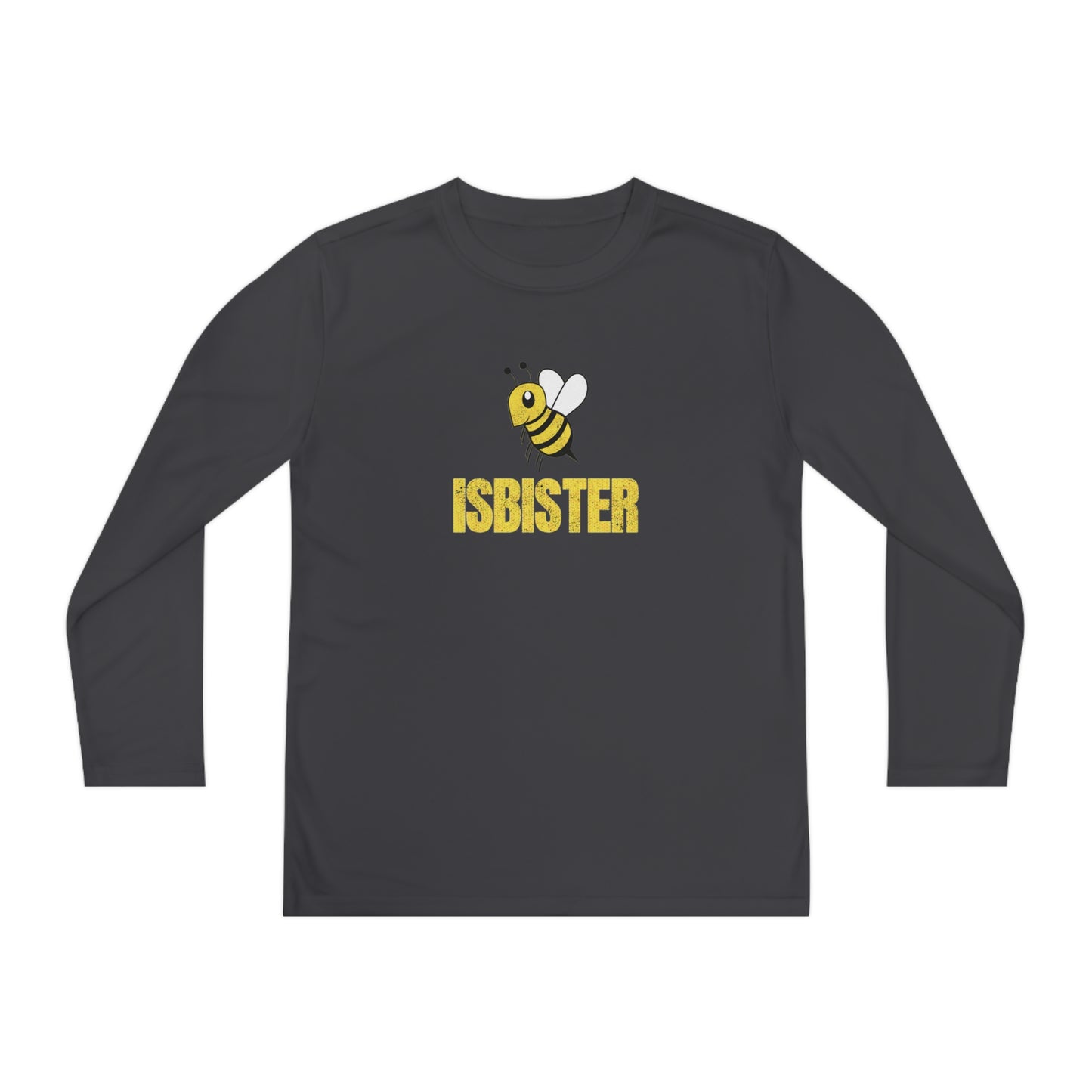 Isbister Honeycomb Bee Youth Dri-fit Long Sleeve Tee