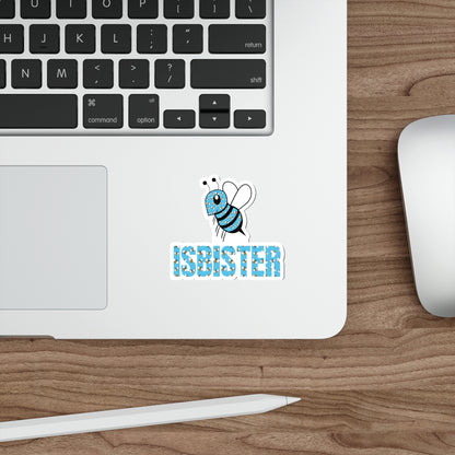 Isbister Bee Pattern Die-Cut Stickers