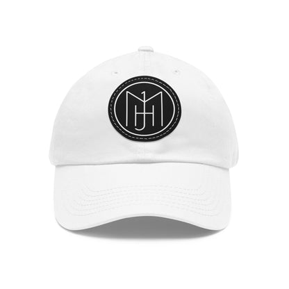 MJH Logo Dad Hat with Leather Patch (Round)