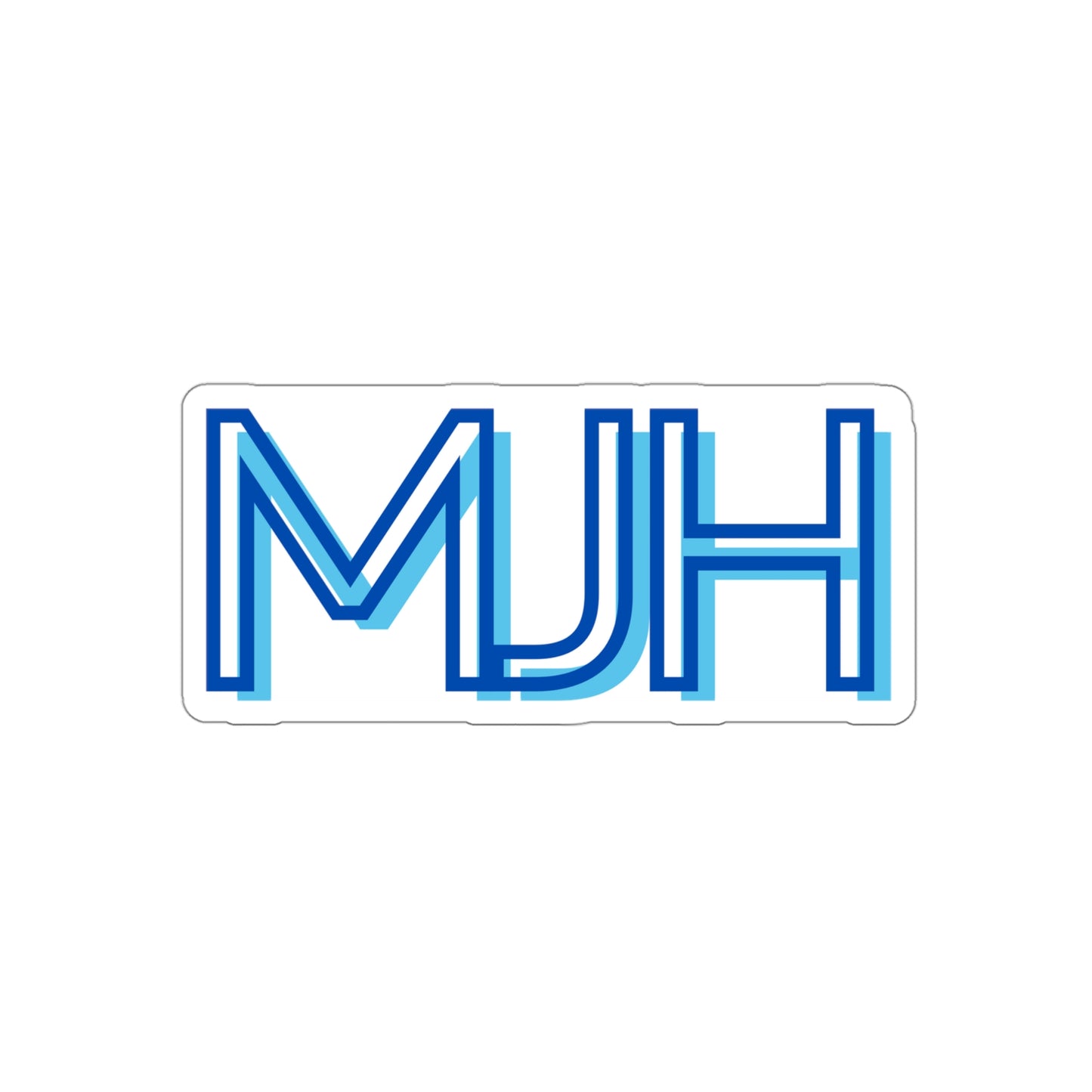 MJH Retro Die-Cut Stickers