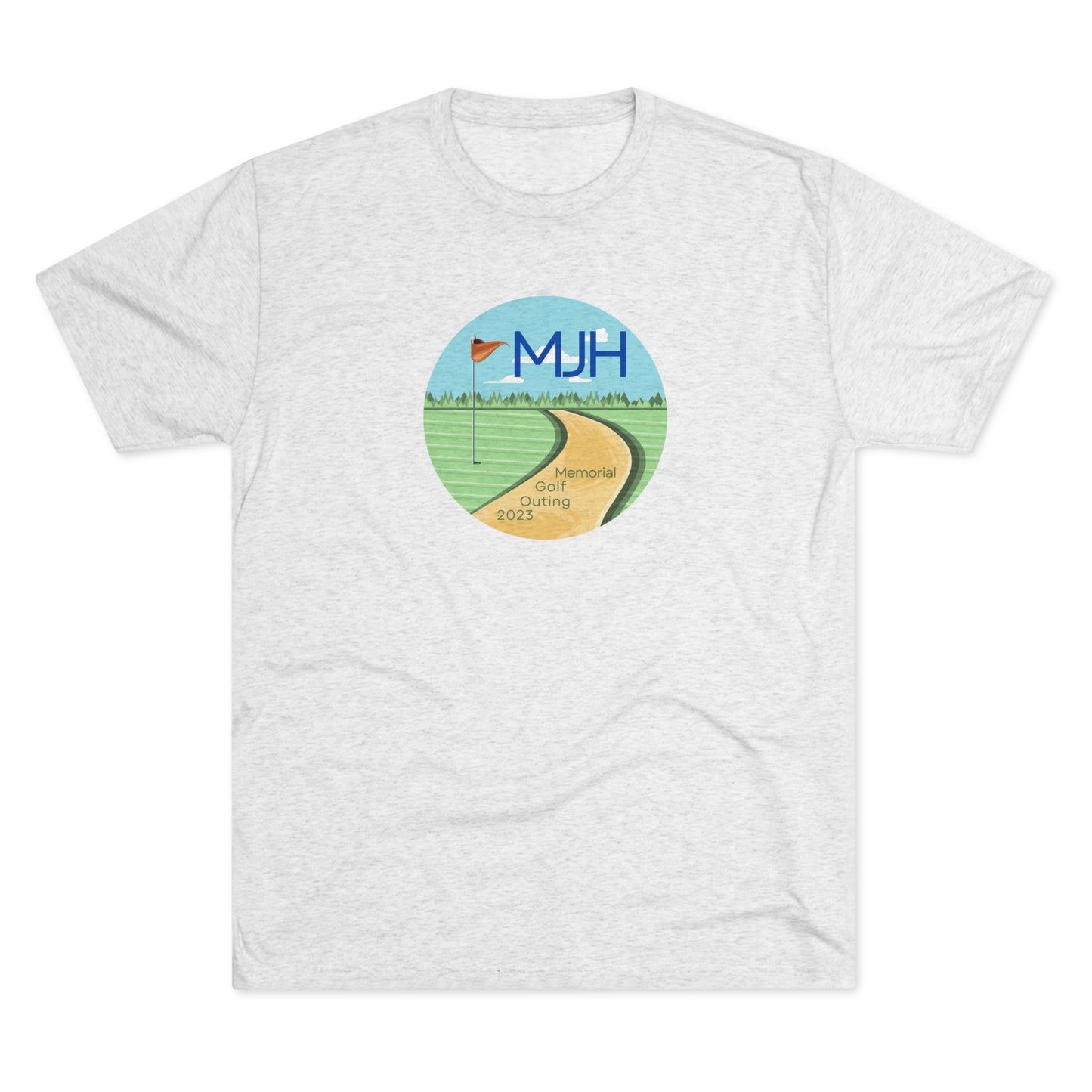 MJH Cart Path Unisex Tri-blend T-shirt
