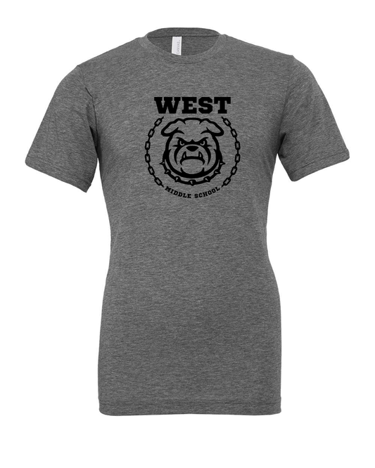 West Emblem Adult T-Shirt Bella+Canvas 3001CVC