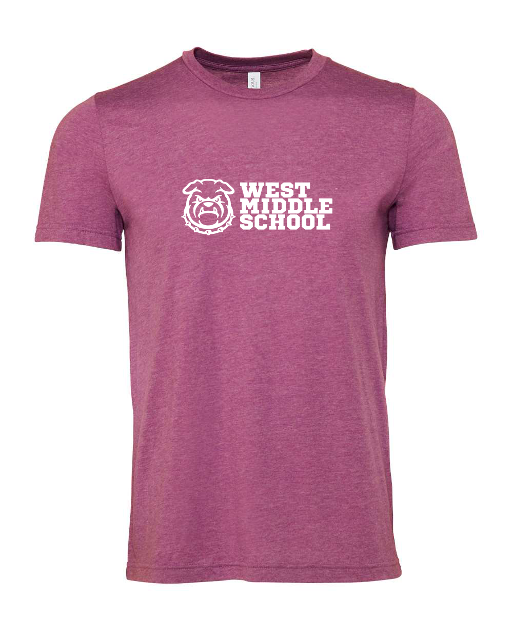 West Bulldog Adult T-Shirt Bella+Canvas 3001CVC