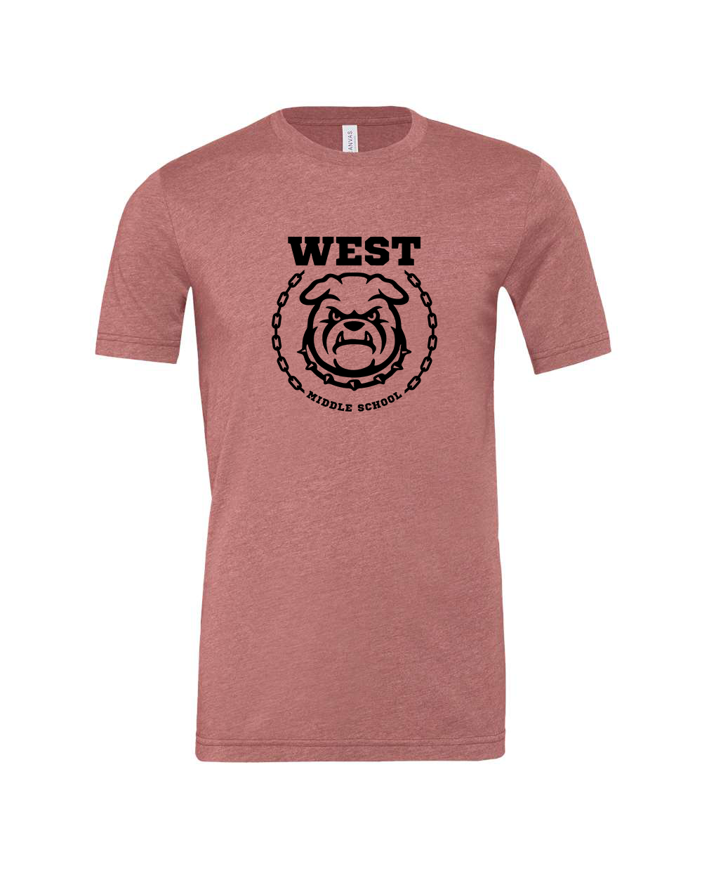 West Emblem Adult T-Shirt Bella+Canvas 3001CVC