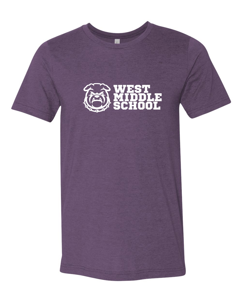 West Bulldog Adult T-Shirt Bella+Canvas 3001CVC