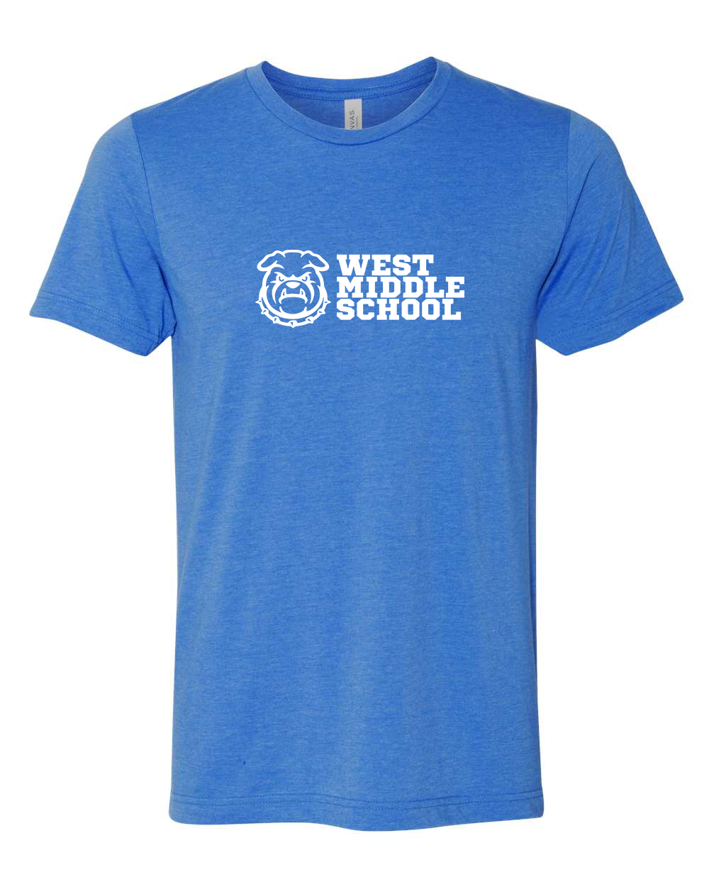 West Bulldog Adult T-Shirt Bella+Canvas 3001CVC