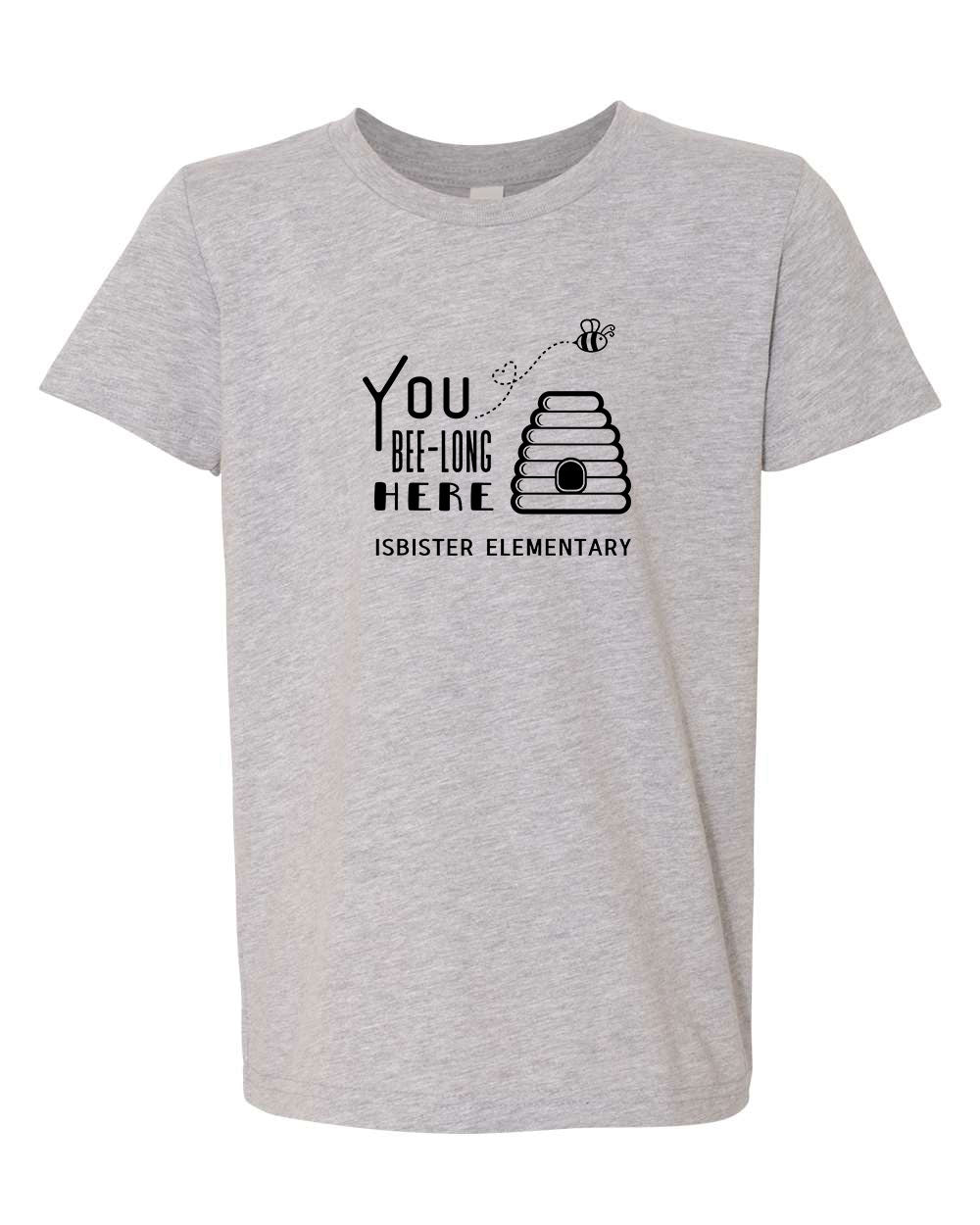 Isbister Bee-Long Here Youth T-Shirt Bella +Canvas 3001YCVC