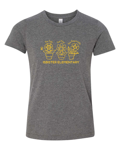 Isbister Motto 2025 Youth T-Shirt Bella +Canvas 3001YCVC