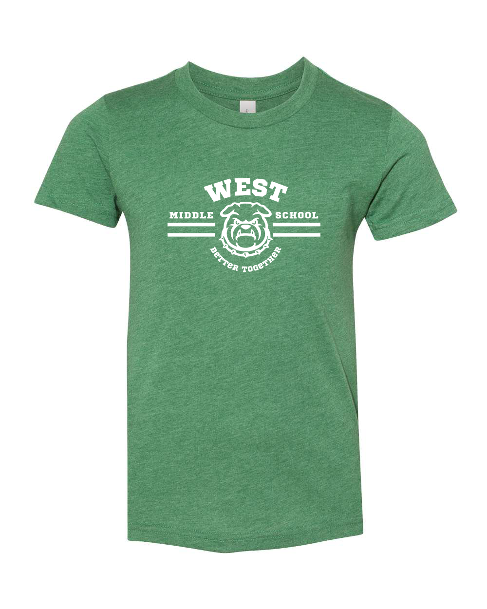 West Motto Youth T-Shirt Bella +Canvas 3001YCVC