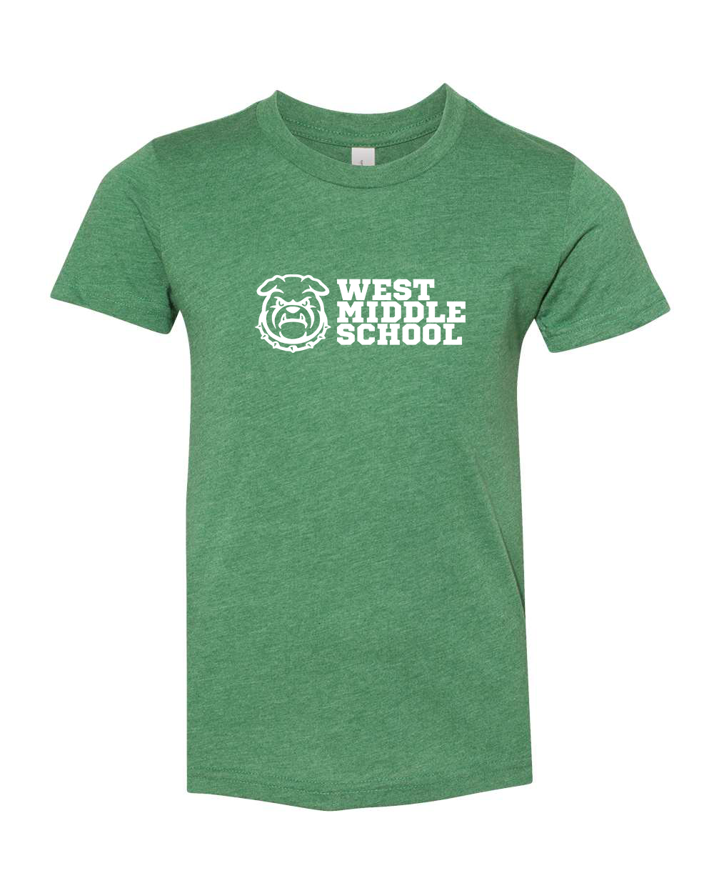 West Bulldog Youth T-Shirt Bella +Canvas 3001YCVC