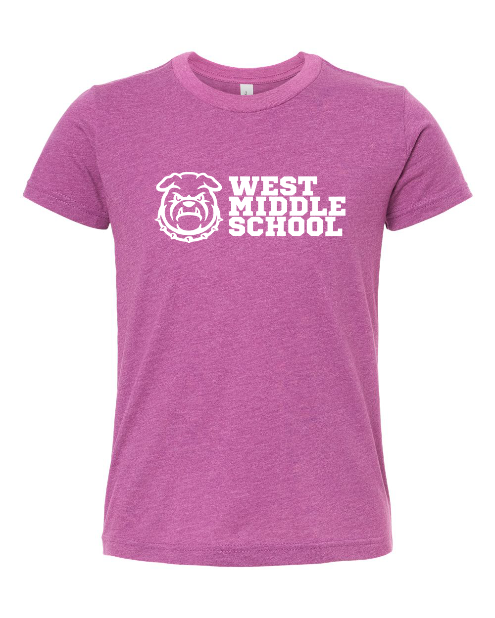 West Bulldog Youth T-Shirt Bella +Canvas 3001YCVC
