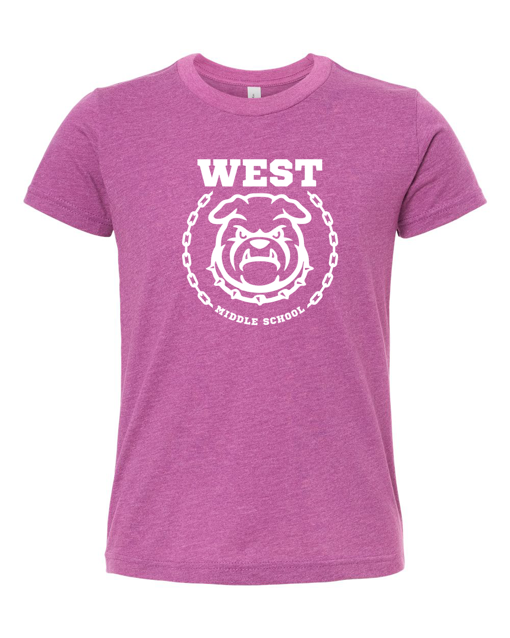 West Emblem Youth T-Shirt Bella +Canvas 3001YCVC