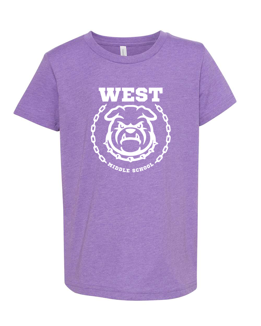 West Emblem Youth T-Shirt Bella +Canvas 3001YCVC